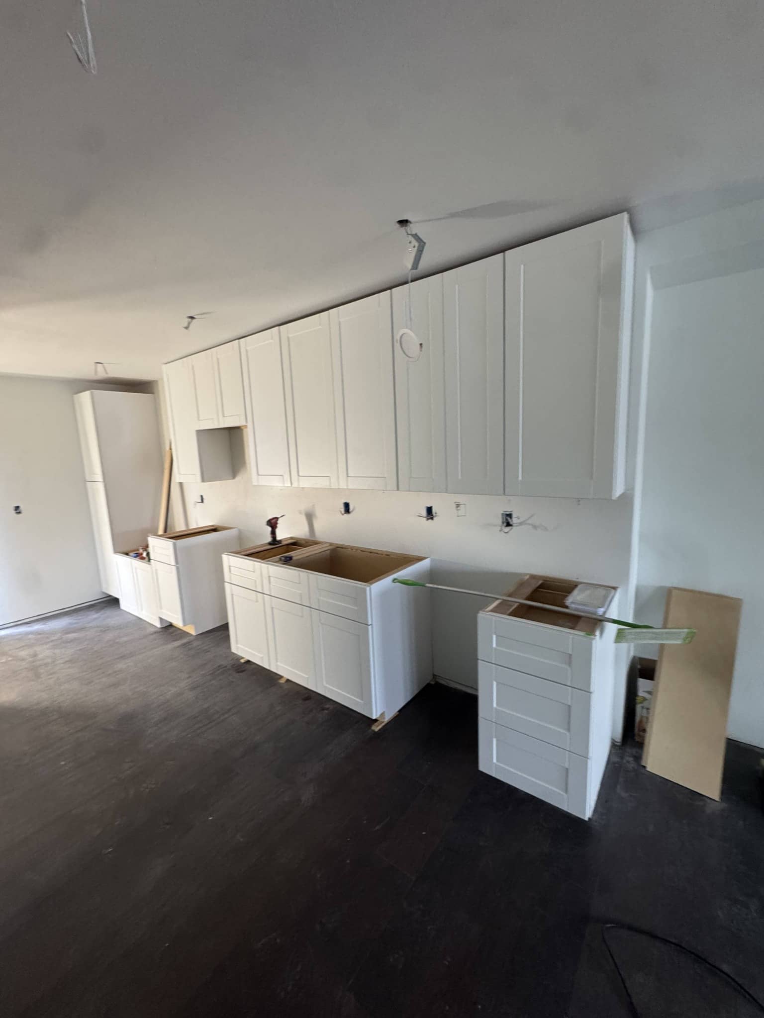 kitchen remodel with new cabinets