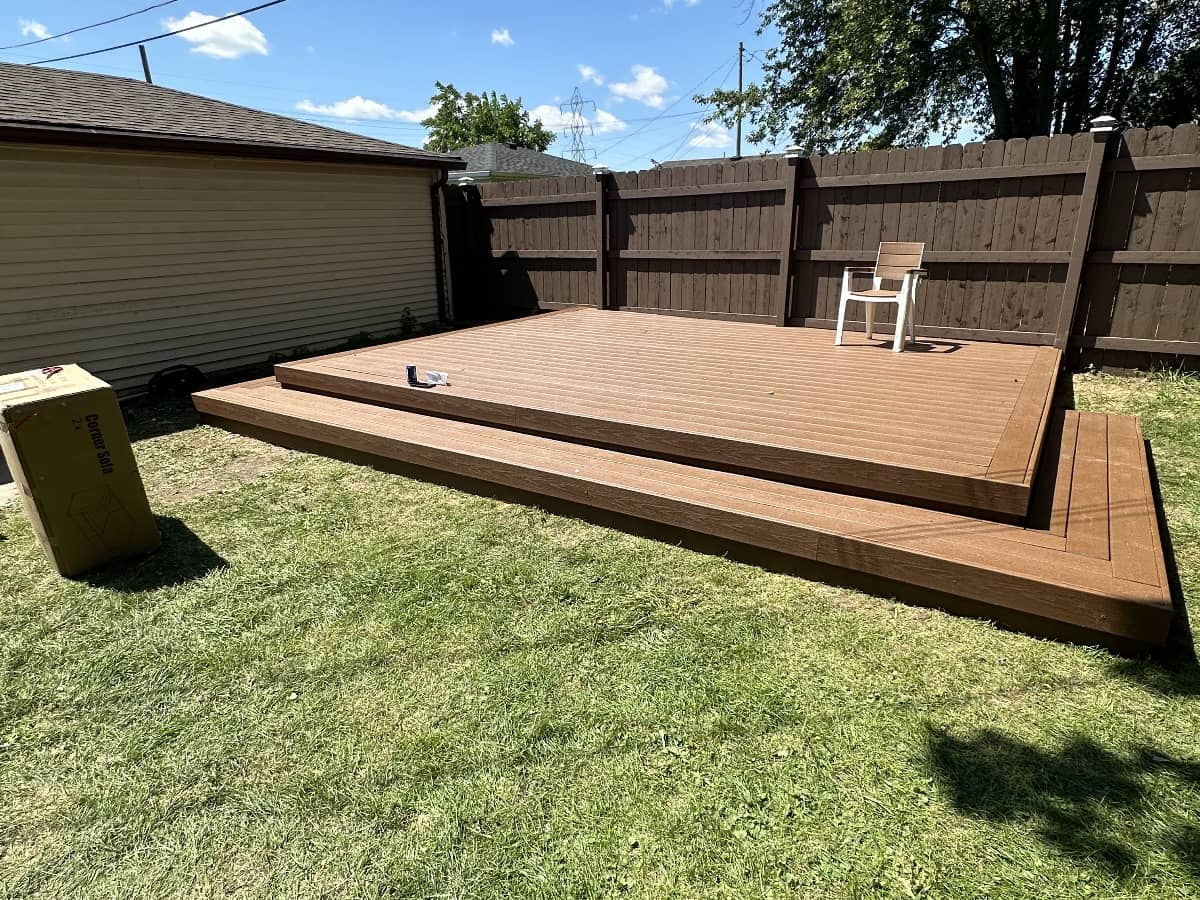 outdoor patio installation