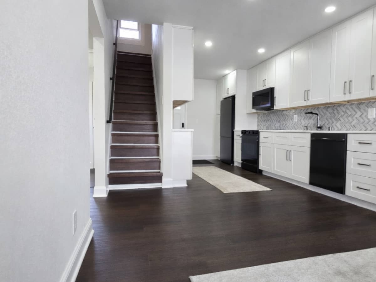 stairs and kitchen remodel